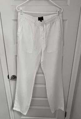 Todd Snyder Beach Pant 100% Linen M Tall 32x34 Straight Pockets Coastal Resort